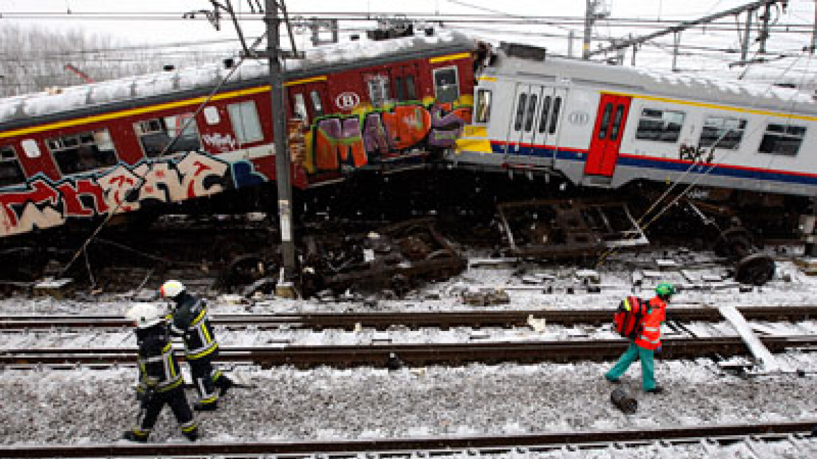 Σύγκρουση τρένων στο Βέλγιο